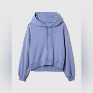 GAP Lavender Cropped Hoodie Sweatshirt